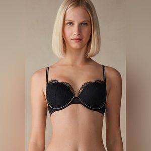 NWT Intimissimi Shine High Like Stars Elettra Super Push-up Bra 32B